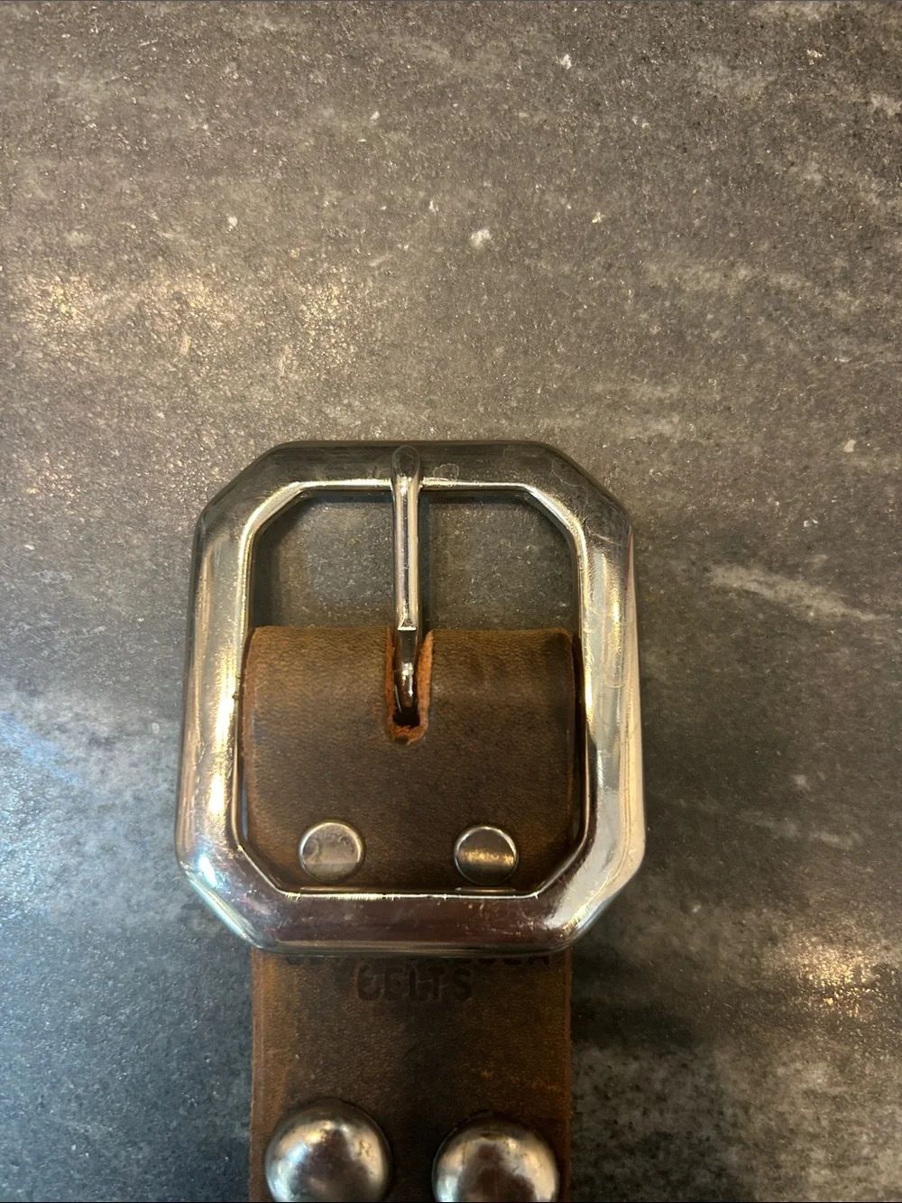 Jeff Gallea Studded Leather Belt
